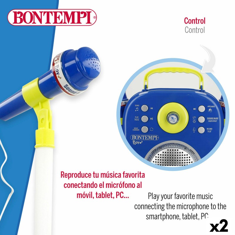 juguete musical con modulador de voz y melodías
