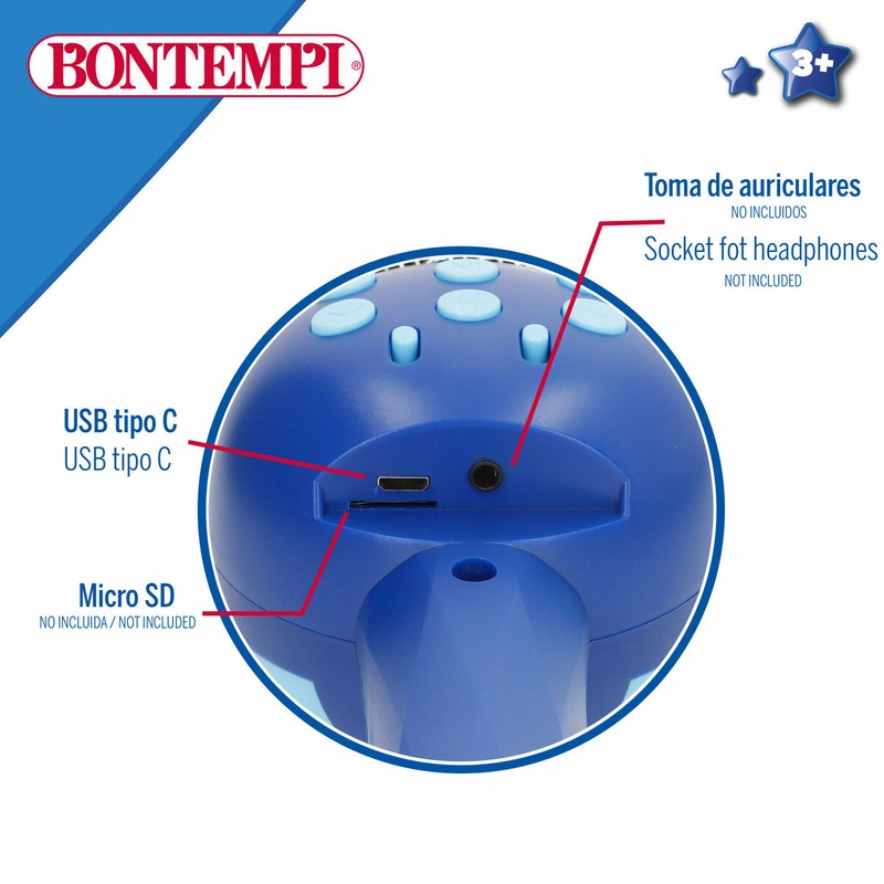 Juguete musical karaoke Bontempi para el desarrollo infantil
