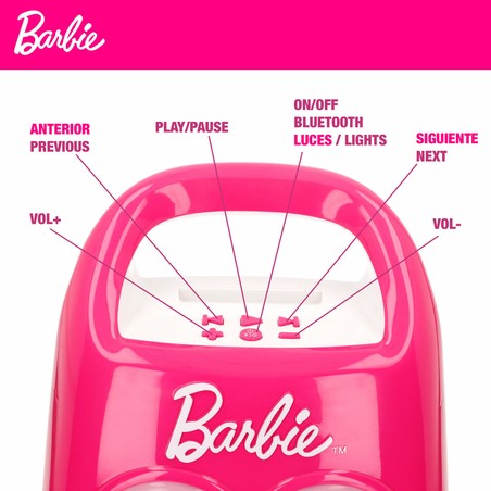 Altavoz karaoke infantil con conexión Bluetooth y ranura para móvil