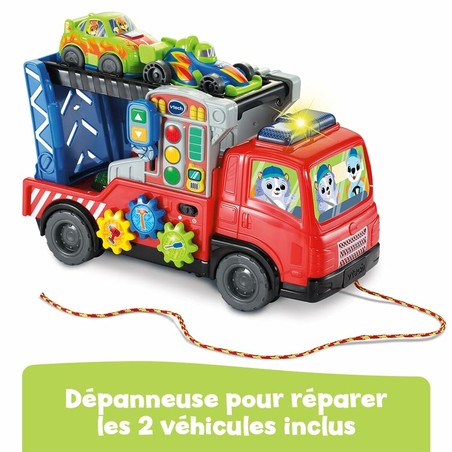Plástico multicolor: Detalle de los materiales del Camión Vtech Baby.