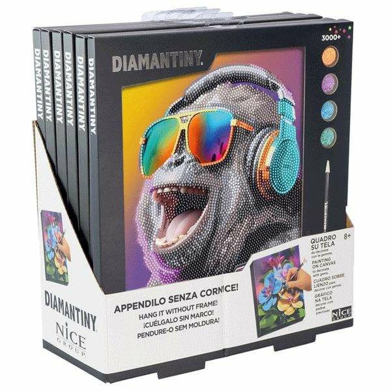 Kit manualidades infantil Diamantiny Quadro para desarrollar creatividad