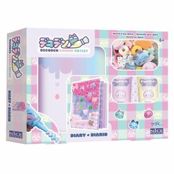 Juego de manualidades niños Decoden Diario con cremas y abalorios
