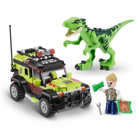 Juego de construcción motricidad fina con coche 4x4 de juguete