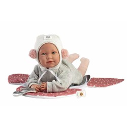 muñeca Llorens bebé Mimi llorona con portabebé