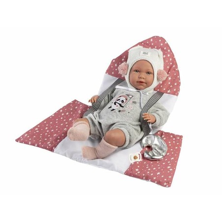 muñeca de tela suave Llorens 42 cm para niñas