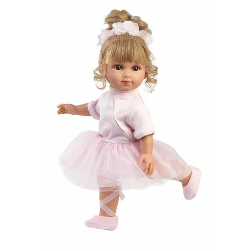 Muñeca bebé Llorens Elena Ballet 35 cm con tutú rosa
