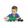 Tractor de juguete para niños Moltó con remolque y figura de animal