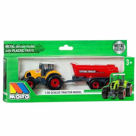 Tractor Juguete Niños Moltó 1:50 con Remolque - Compra online en MegaJuguetes