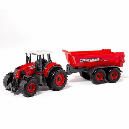 Detalle del remolque acoplable del tractor juguete Moltó