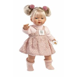Muñeca bebé Llorens Roberta llorona con chupete