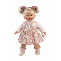 Muñeca bebé Llorens Roberta llorona con chupete 2