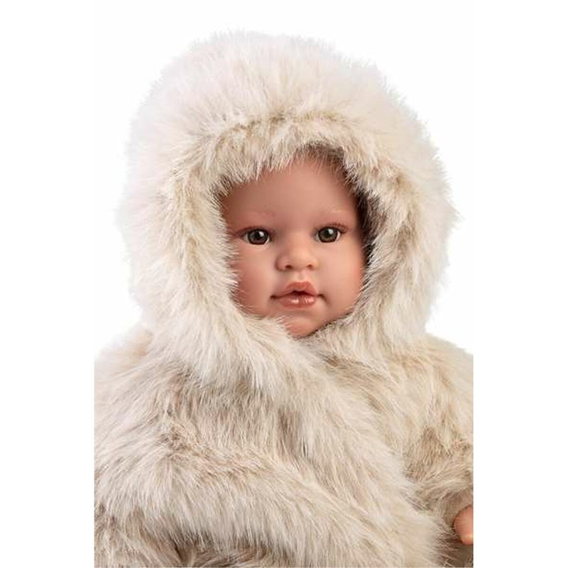 Muñeca bebé con cuerpo de tela suave, ideal para 3 años