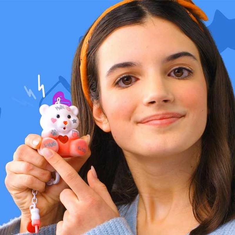Detalle de la mascota interactiva para estimulación de sentidos