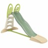 Tobogán Smoby XL verde y naranja, ideal para juegos infantiles en el jardín.
