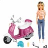 Muñeca con scooter Isabella juego de rol infantil