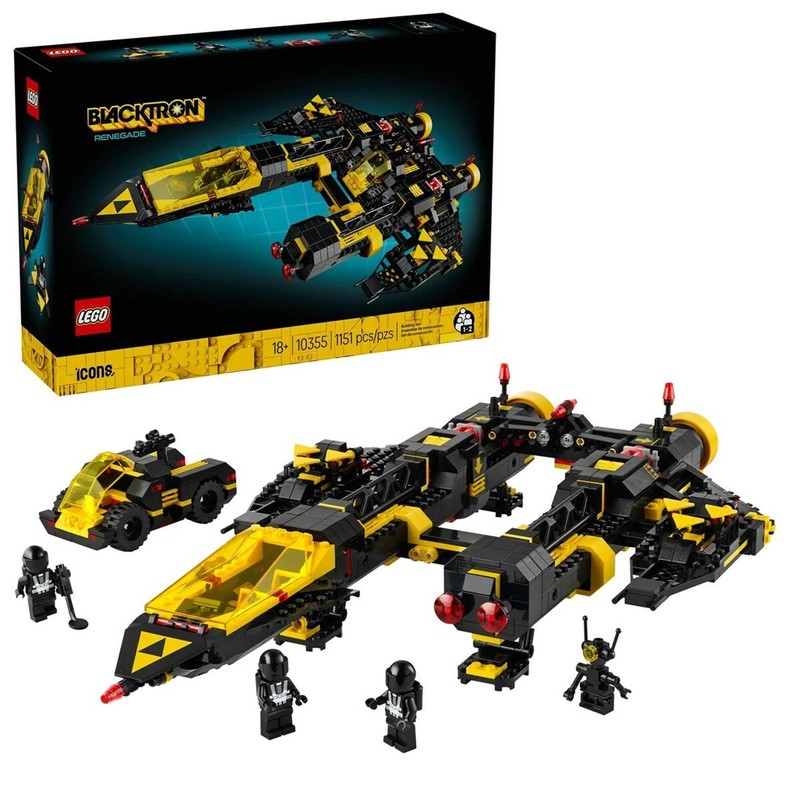 Juguetes construcción niños LEGO Blacktron Renegade 10355