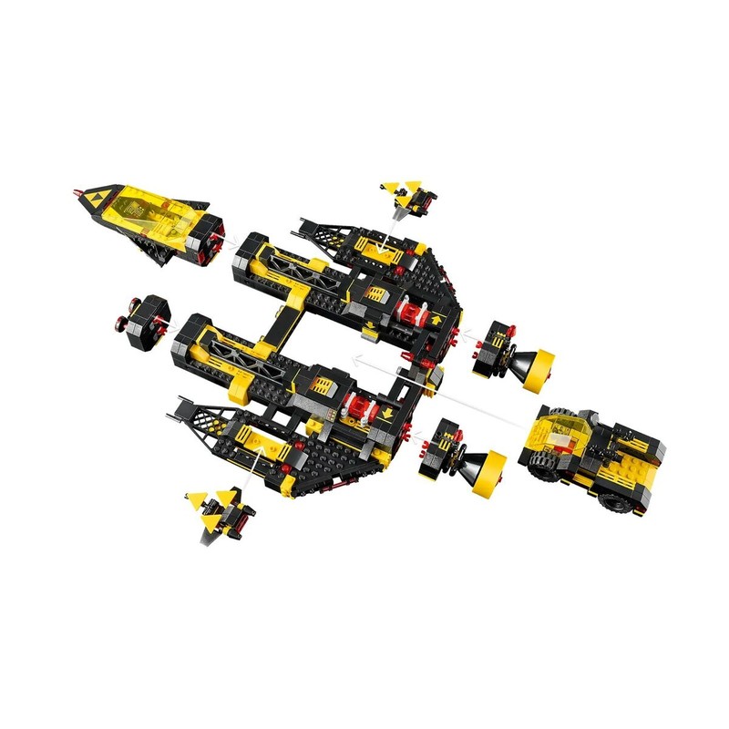 Bloques construcción infantiles en el set LEGO Blacktron 10355