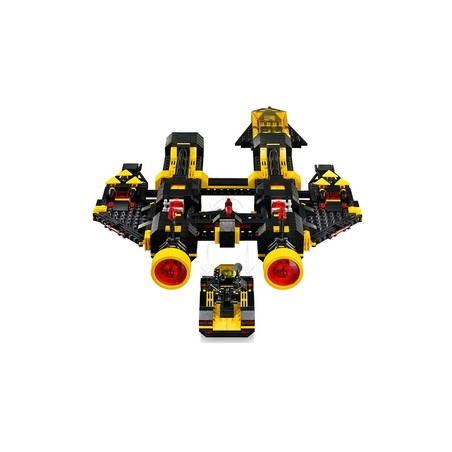 Detalles de la nave espacial LEGO Blacktron Renegade