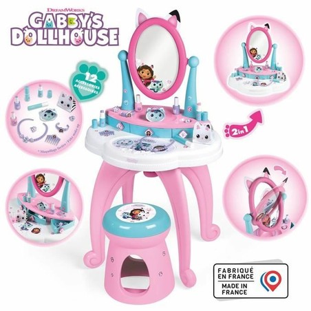 Set de Maquillaje Infantil Smoby Gabby's Dollhouse Rosa - Juguetes construcción niños