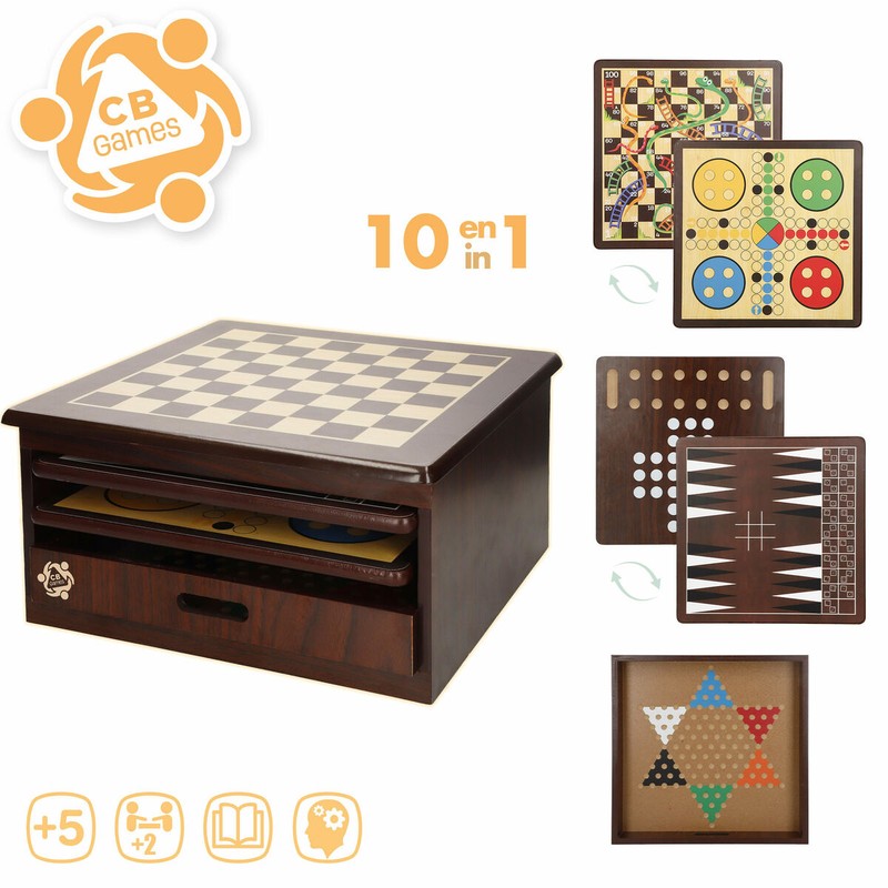 Caja organizadora de juegos de mesa para 5 años
