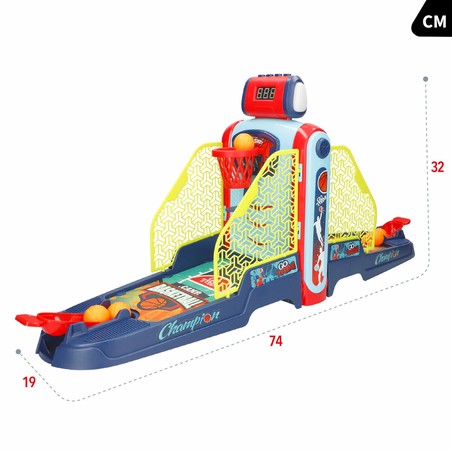 Juego lanzamiento precisión para niños, vista lateral