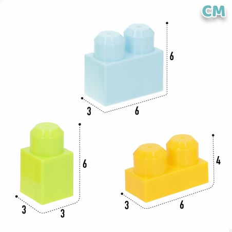Bloques apilables bebé desarrollo sensorial