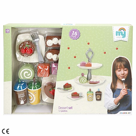 Juguete Cocina Infantil con accesorios de postres