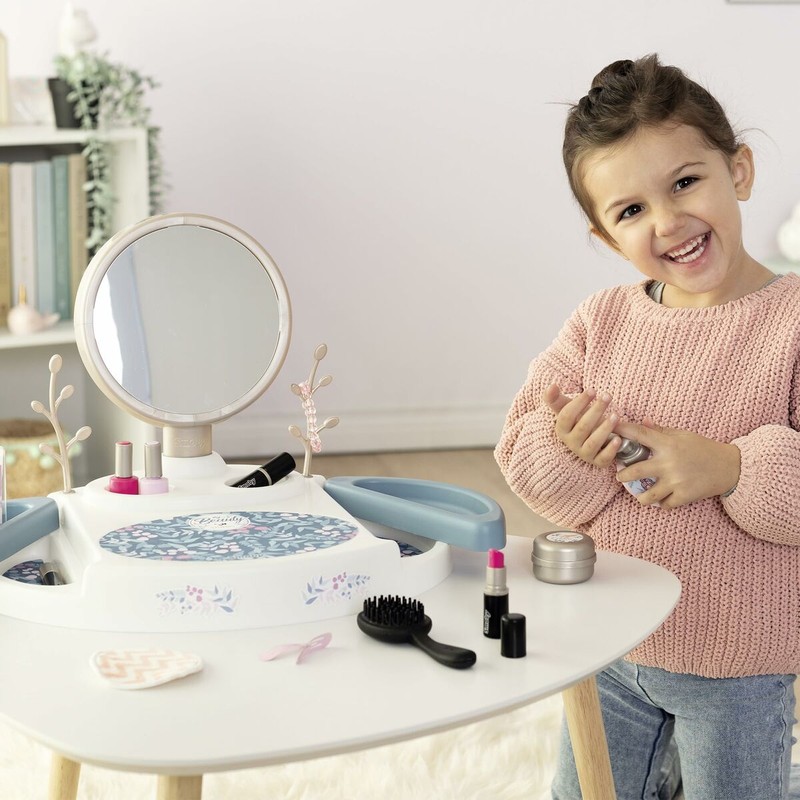 Maquillaje no tóxico para niñas, detalles del tocador Smoby