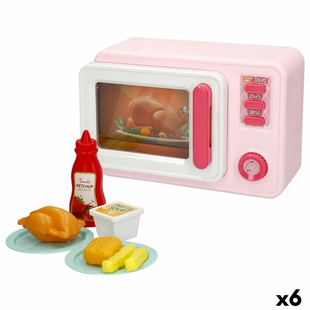 Microondas de juguete My Home con accesorios de cocina