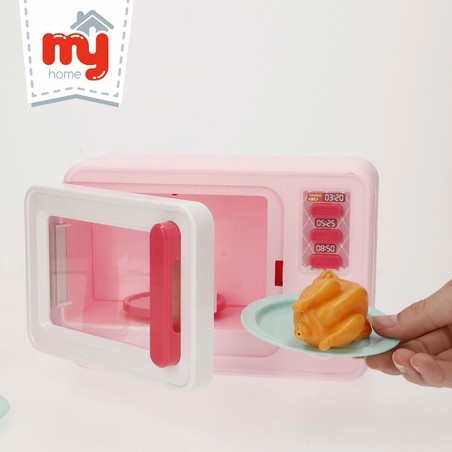 Juego de cocina infantil realista con luz y sonido