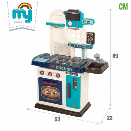 Cocina infantil interactiva My Colors, ideal para juego de rol y desarrollo