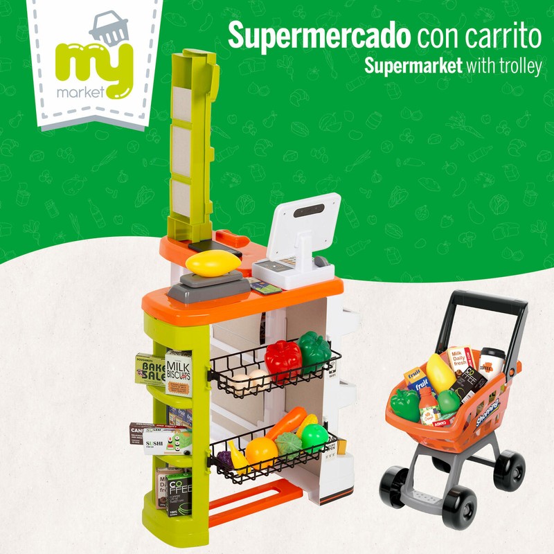 Detalle del escáner de productos con función de luz y sonido