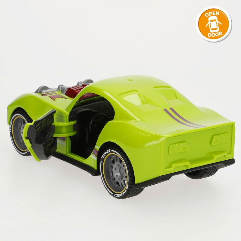 Coche de juguete con luces y sonidos reales