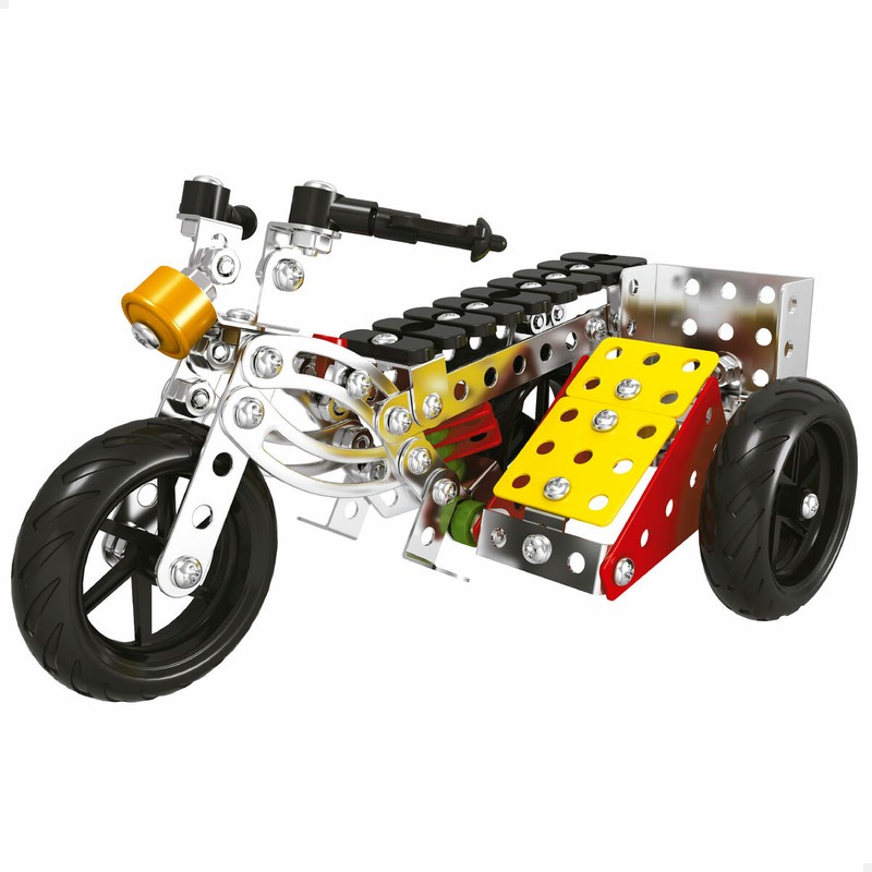 Juego de construcción: Detalle de las 5 motos diferentes que se pueden crear