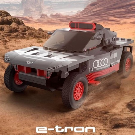 Maqueta coche Carlos Sainz, Audi Dakar construible para jóvenes ingenieros