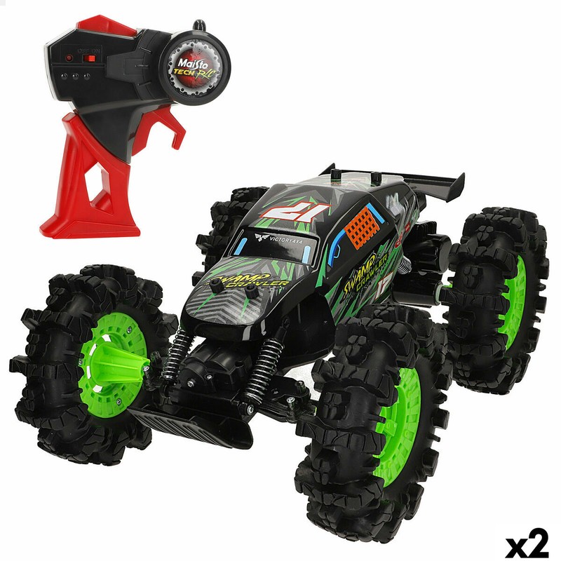 Coches juguete niños Maisto Swamp Crawler todoterreno pack 2