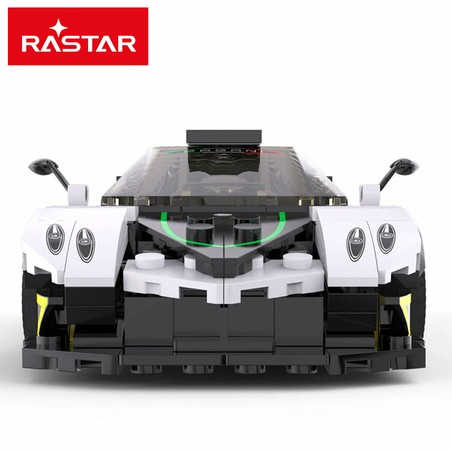 Set construcción educativo Pagani Zonda R: Detalle de las 387 piezas de plástico.