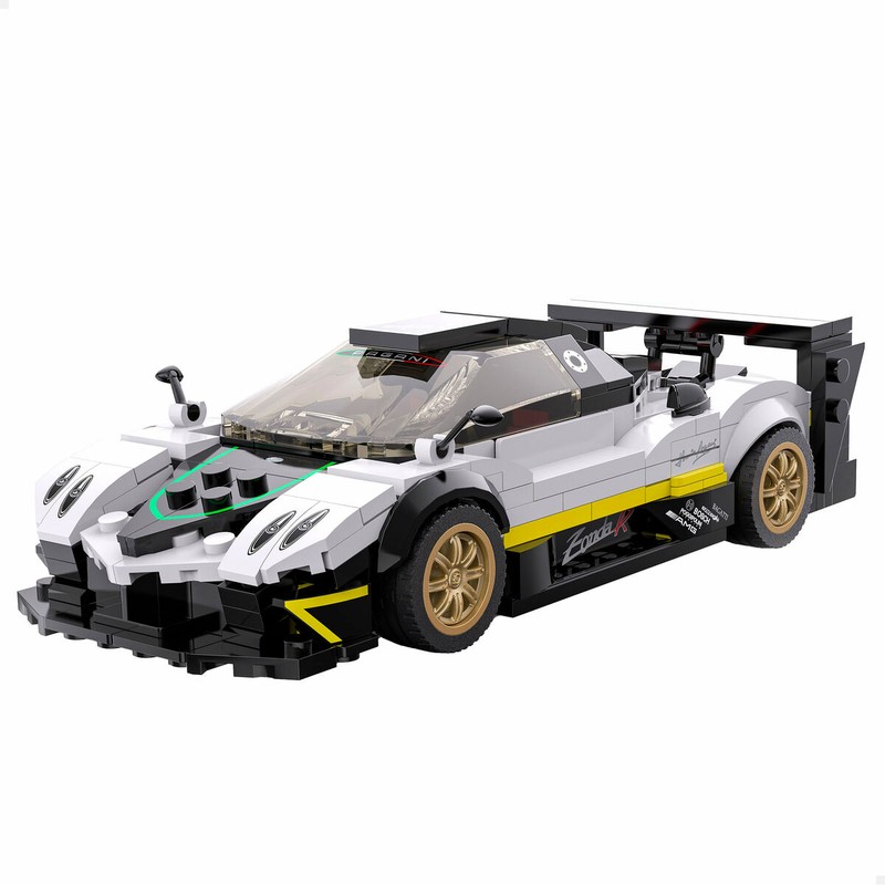 Caja del juego de construcción Pagani Zonda R RASTAR para niños de +6 años.