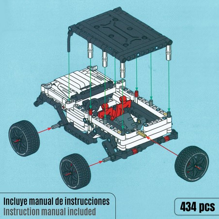 Coche de construcción para niños - Ruedas y amortiguación