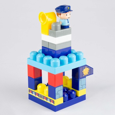 Set construcción educativo: bloques grandes para desarrollo