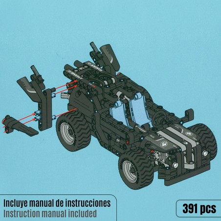 Coche intervención rápida SWAT construido