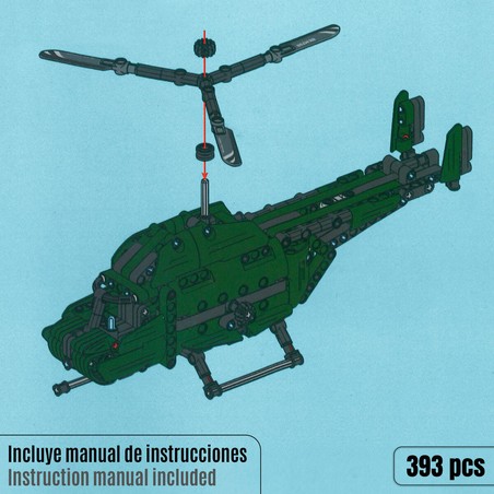 Niño feliz jugando con helicóptero de construcción IM Master