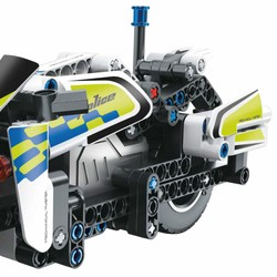 Juguetes construcción niños IM Master moto policía 2