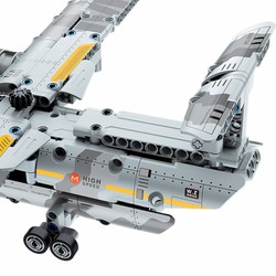 Juguetes Construcción Niños - Avión Militar Desmontable 2