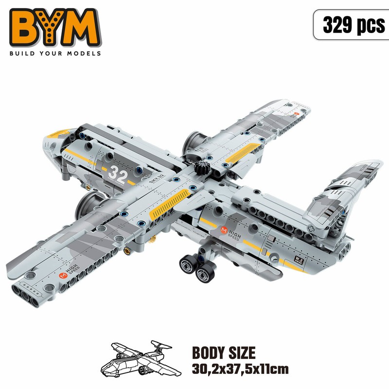 Avión Desmontable BYM - Juguete STEM para niños