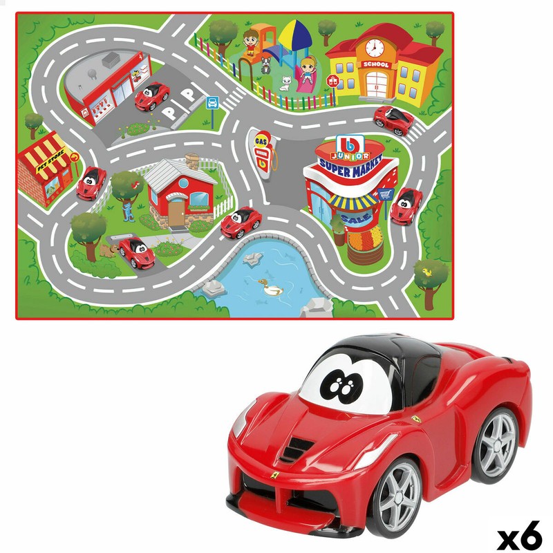 Playset Ferrari niños con alfombra de juego y coche LaFerrari