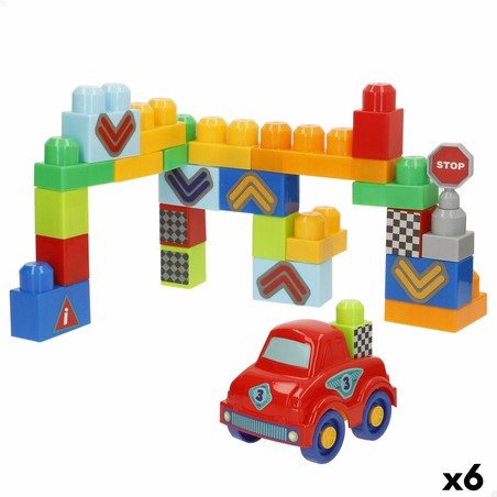 Juguetes construcción niños set de bloques con coche
