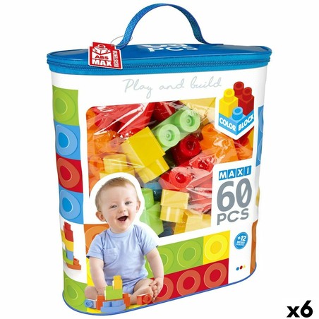 Juguetes construcción niños Color Block apilando piezas
