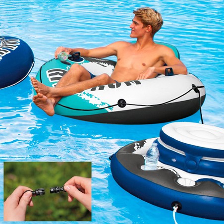 Flotador gigante Intex para relajarse en el agua