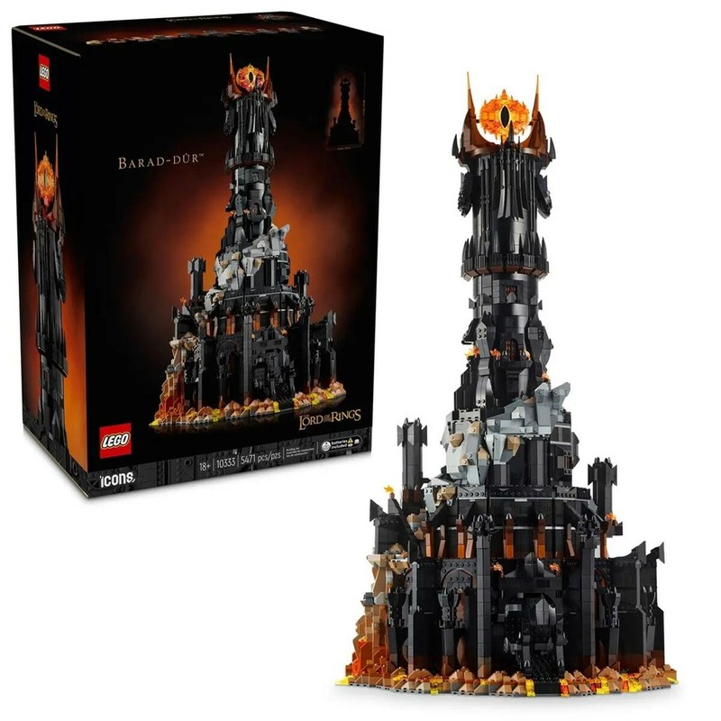 Juguetes construcción niños - Lego ICONS Barad-dûr con Ojo de Sauron